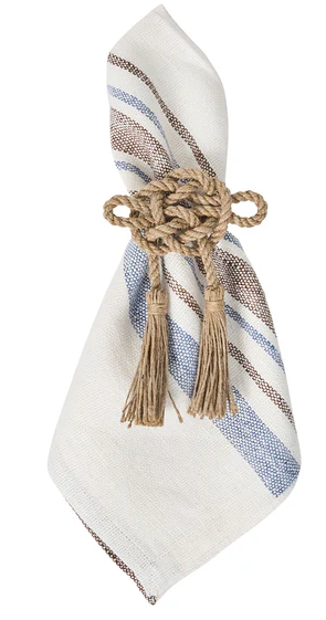 Juliska Danish Stripe Napkin- Taupe