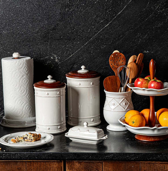 Juliska Berry & Thread Butter Dish - Whitewash