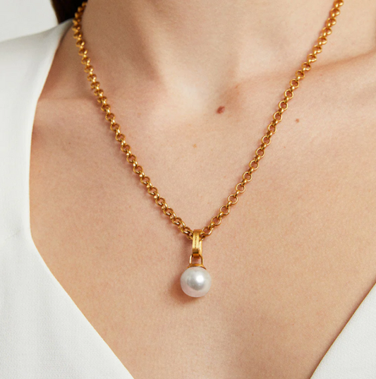 Dean Davidson Manhattan Gemstone Pendant Necklace Pearl