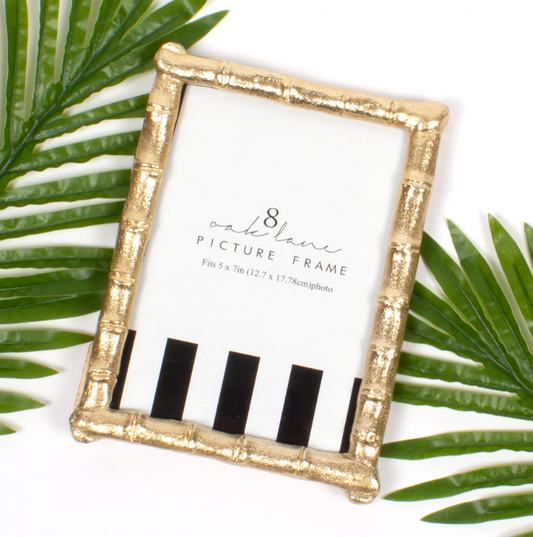 8 Oak Lane Gold Bamboo 5x7 Picture Frame