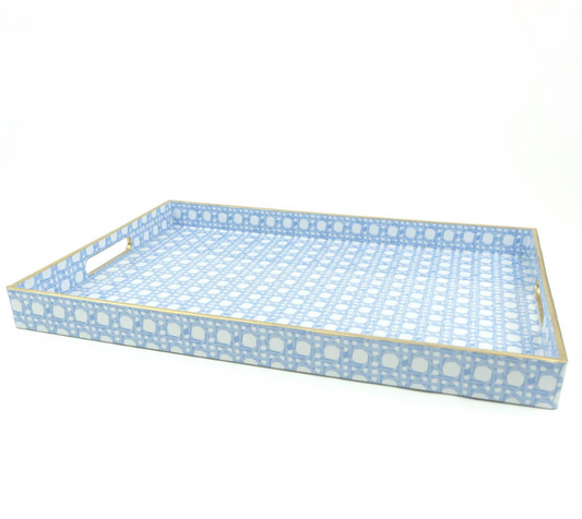 8 Oak Lane Cane Rectangular Tray