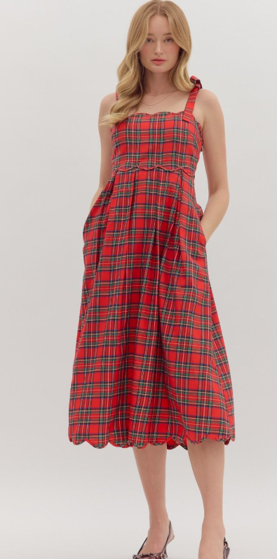 The Poinsettia Dress