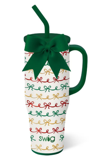 Swig Christmas Bows Mega Mug 40oz