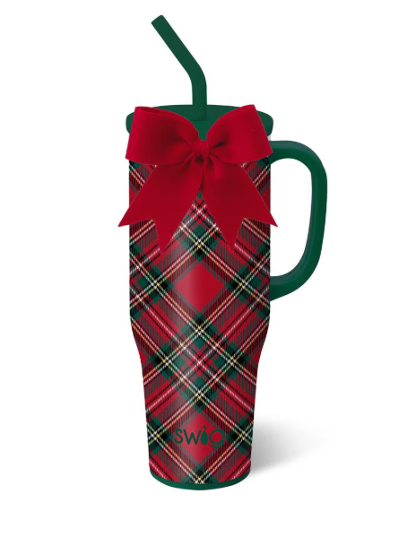 Swig Christmas Plaid Mega Mug 40oz