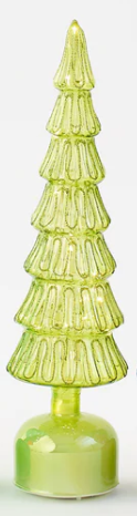 180 Revolving Lighted Glass Tree - 5 Assorted