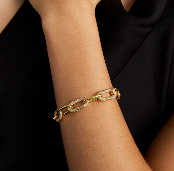 Dean Davidson Solene Pavé Link Bracelet