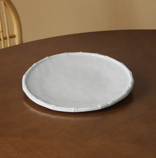 Beatriz Ball VIDA Bamboo 11" Dinner Plate  (White)