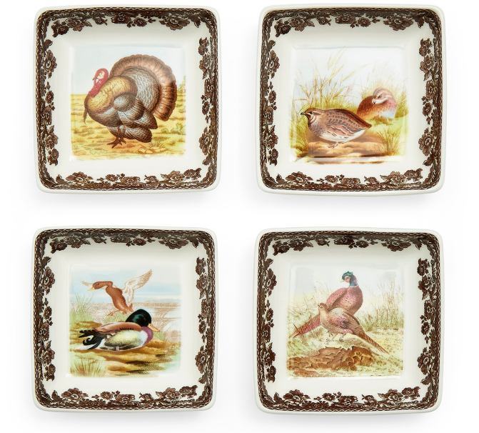 Spode Woodland  Square Dishes