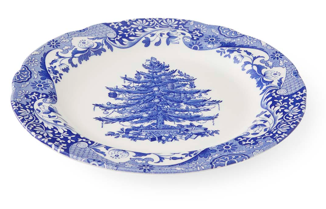Spode Blue Italian Christmas Tree 27cm Plate