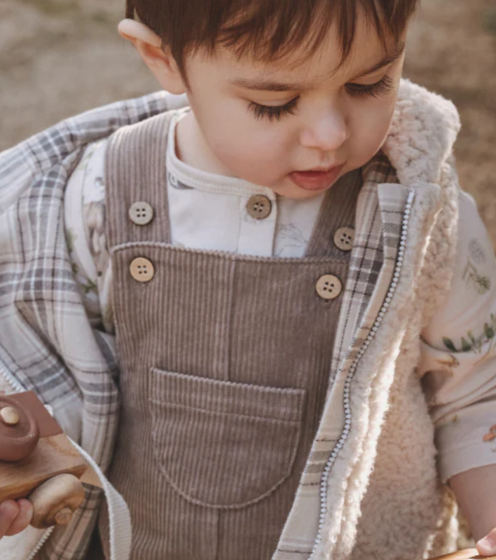 Wilderness Henley + Corduroy Overall Set