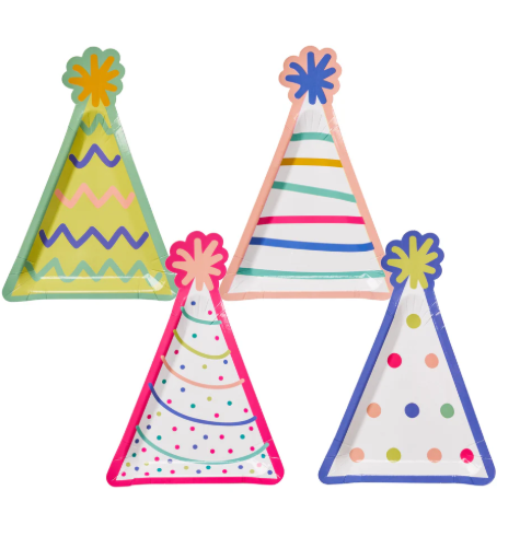 Sophistiplate Die-Cut Salad Plate Birthday Candles/8pk
