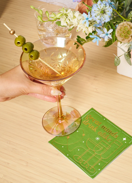 Sophistiplate Gold 6 Inch Wood Party Pick/30pk - Gift Box