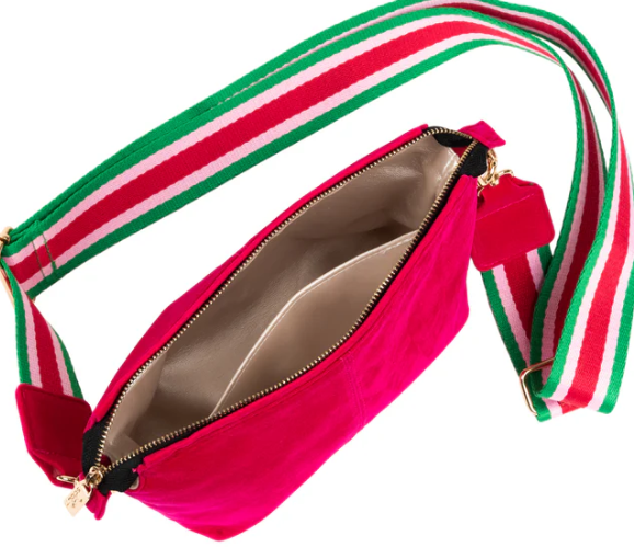 Scout Emily Crossbody-Pink Velvet