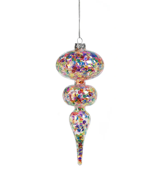 Zodax Multicolor Sequin Ornament-7.5"