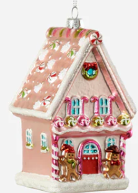 180 Sweets House / Nutcracker Ornament - 4 Assorted
