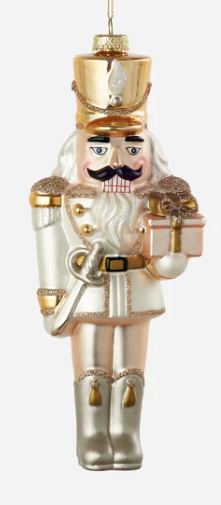180  Gold / Silver Nutcracker Ornament - 2 Assorted