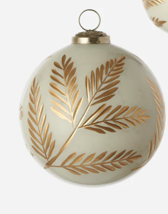 180 Etched Ball Ornament - Set of 3