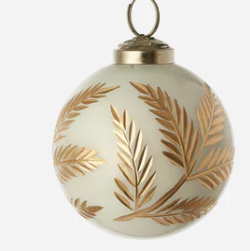 180 Etched Ball Ornament - Set of 3