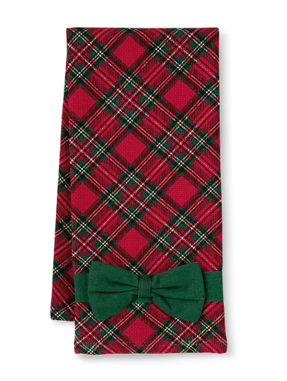Swig Christmas Plaid Tea Towel