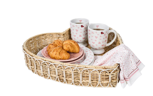 Juliska 16" Heart Tray - Whitewash