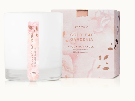 Thymes Goldleaf Gardenia Candle