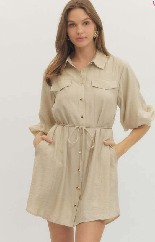 Driftwood Tie Dress