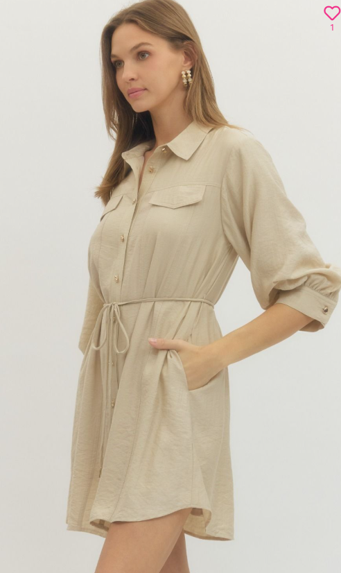 Driftwood Tie Dress