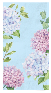 Sophistiplate Guest Towel Hydrangea 3 Ply - 20pk