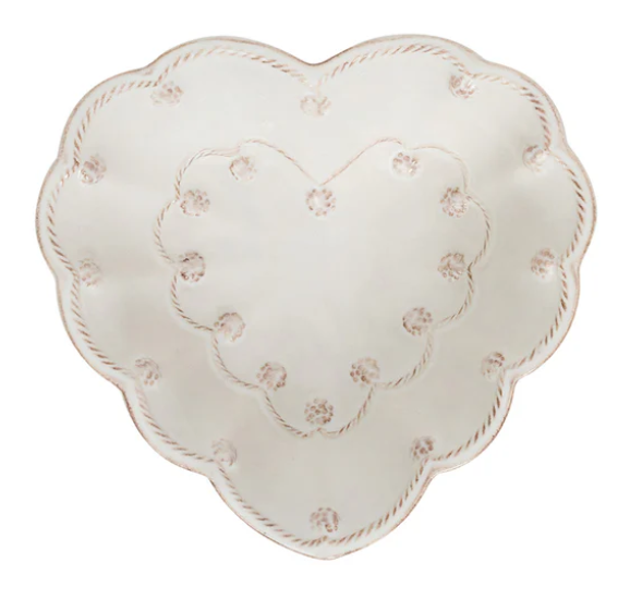 Juliska 6.5" Heart Bowl - Whitewash