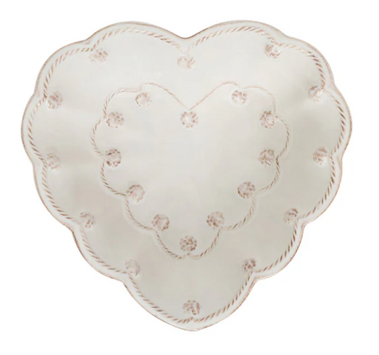 Juliska 6.5" Heart Bowl - Whitewash