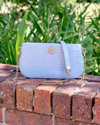 Caroline Hill Livi Crossbody Baby Blue EC
