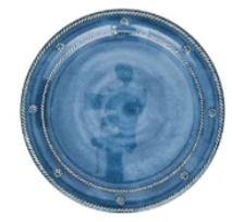 Juliska Berry & Thread Melamine Dinner Plate-Ocean