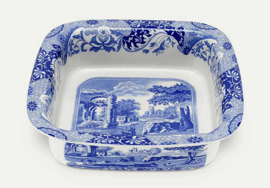 Spode Blue Italian Square Rim Dish