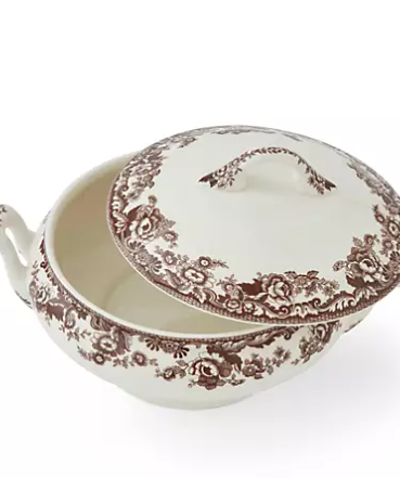 Spode Delamere Covered Vegetable Dish 9"