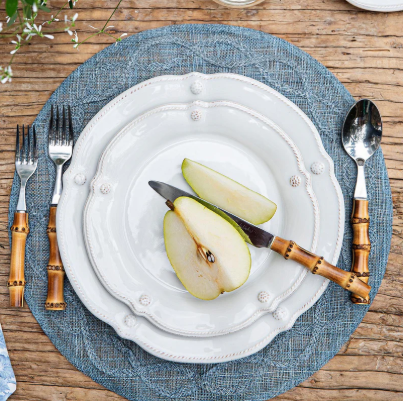 Juliska Berry & Thread Flared Dessert/Salad Plate