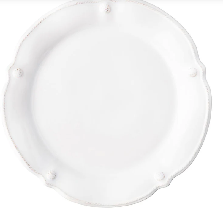 Juliska Berry & Thread Flared Dinner Plate - Whitewash