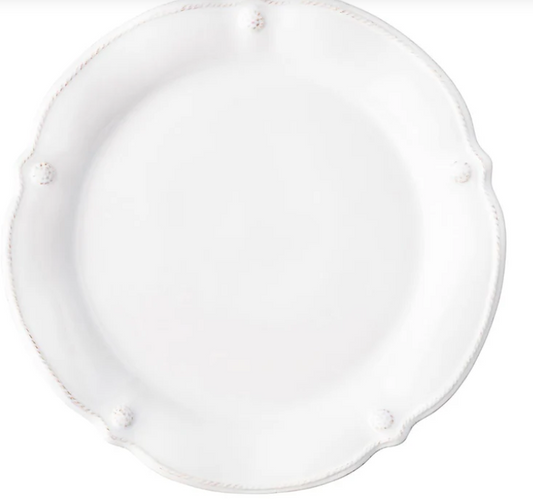 Juliska Berry & Thread Flared Dinner Plate - Whitewash
