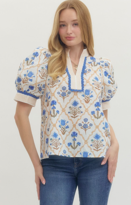 Dune Blossoms Top