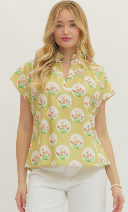 Flutter Sleeve Top