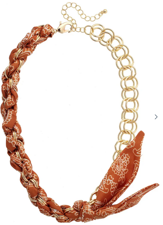 Canvas Style Maddie Chain Scarf Necklace