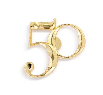 Demdaco 50th Anniversary Magnetic Frame Charm - 1.75in