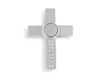 Demdaco Cross Magnetic Frame Charm - 1.5in
