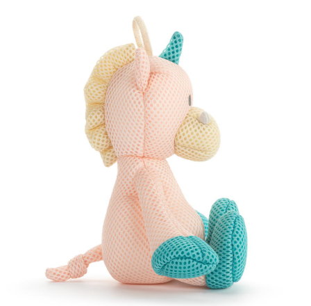 Demdaco Unicorn Bath Time Plush - 2x6in