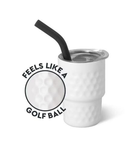 Swig White Golf Ball Swig Shot 2oz