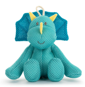 Demdaco Triceratops Bath Time Plush - 2x6in