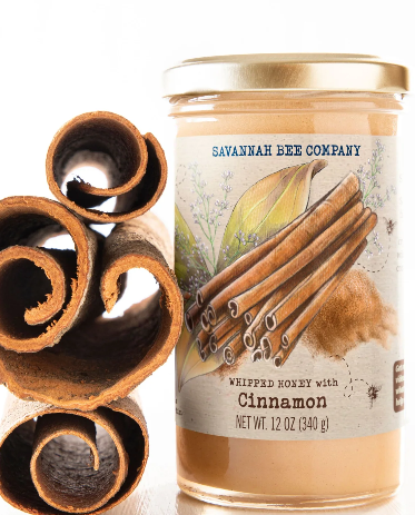 Savannah Bee Company Cinnamon Whipped Honey