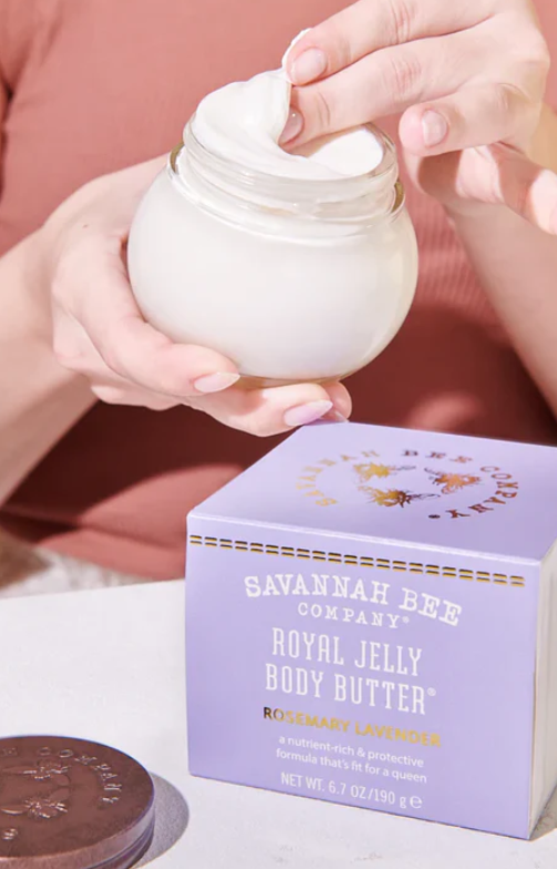Savannah Bee Company Royal Jelly Body Butter- Rosemary Lavender