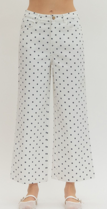 Entro Polka Dot Denim