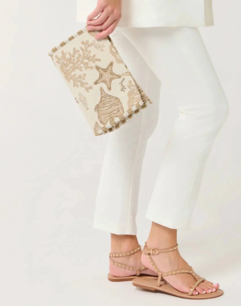 Shiraleah - Women's Coastal Jacquard Wristlet Pouch
