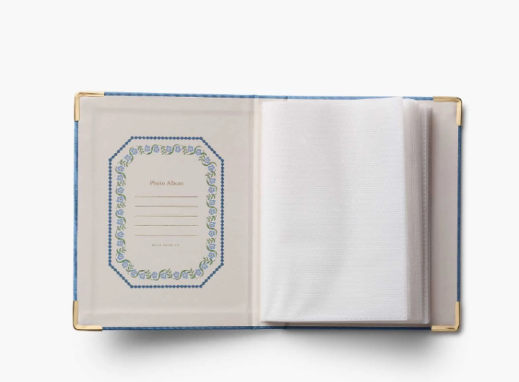 Rifle Paper Co Delphine Embroidered Small Photo Album